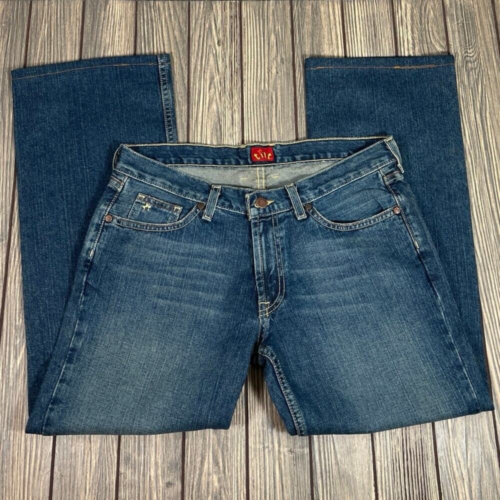 Tilt Women‎ Straight Denim Jeans Baggy Boot Relaxed Medium Y2K Retro 32x27